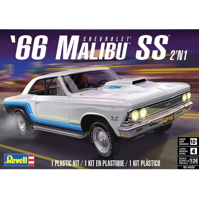 Revell 1/25 Chevrolet Malibu SS 1966 85-4520