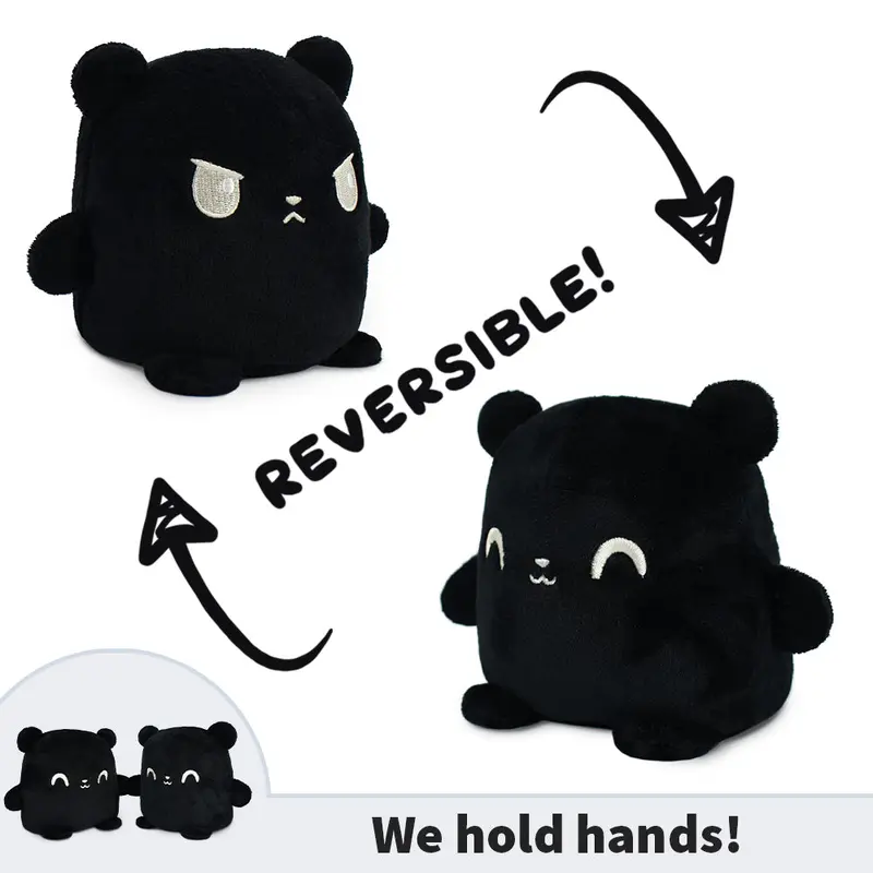 REVERSIBLE BEAR PLUSHMATE