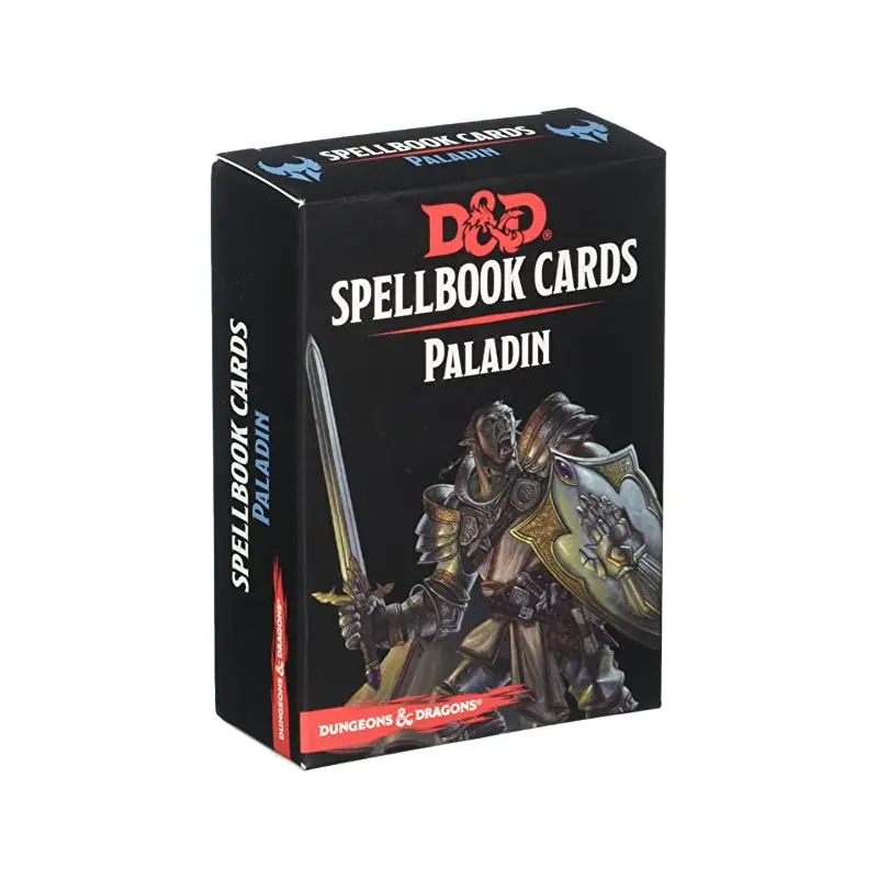 D&D Spellbook Cards - Paladin