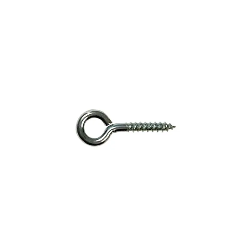 Screw Eyes - Steel - 3/4 Silver