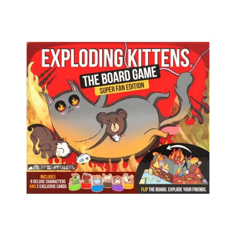 EXPLODING KITTENS THE BOARD GAME PREMIUM EDITION