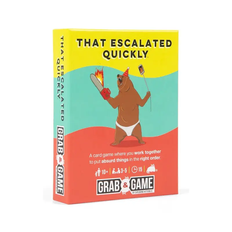 THAT ESCALATED QUICKLY GRAB & GAME