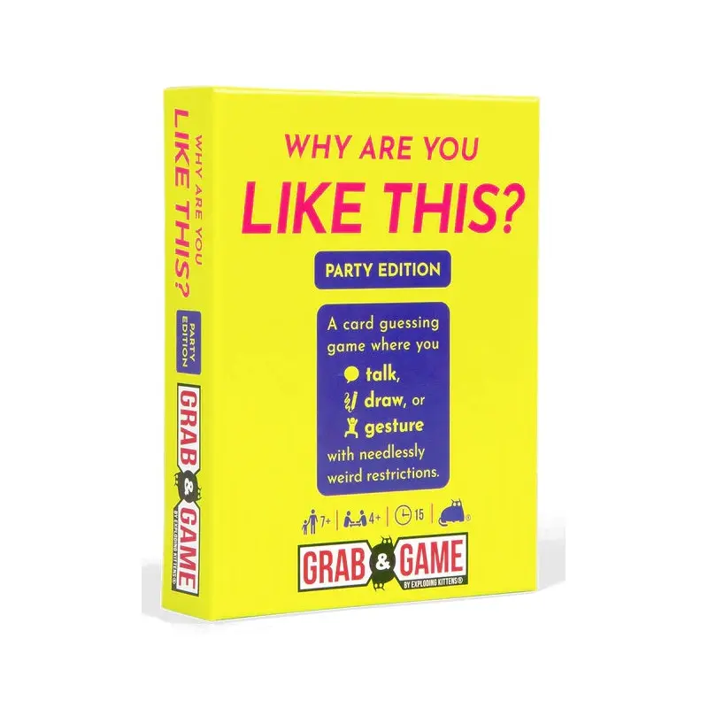 WHY ARE YOU LIKE THIS PARTY VERSION GRAB & GAME