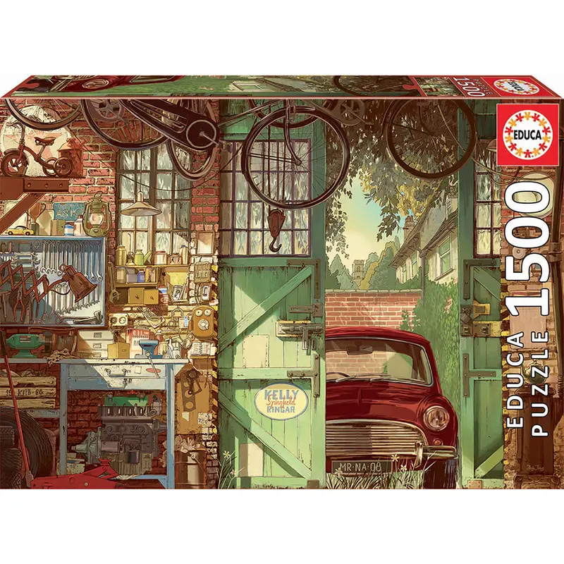 1500 pieces puzzle - Old Garage, Arly Jones