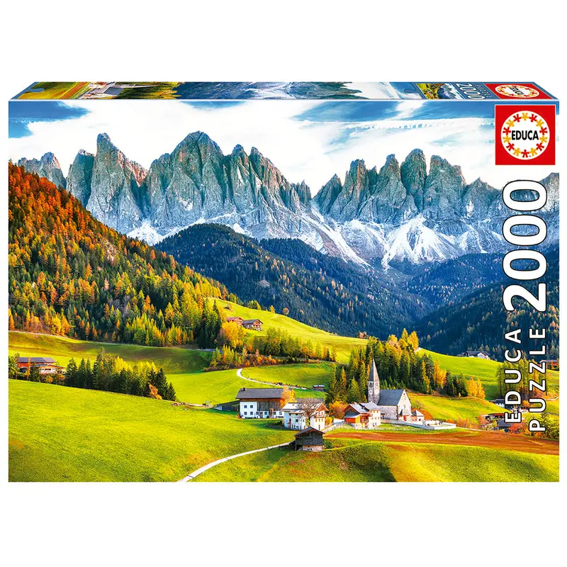 2000 pieces puzzle - Autumn in the Dolomites