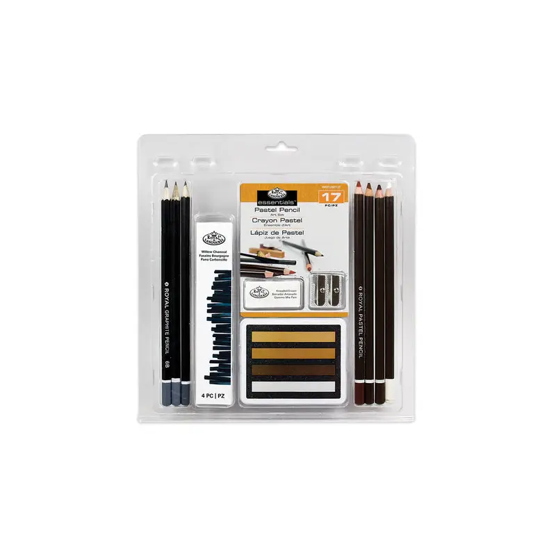 Essentials Clamshell Artist Set, Pastel Pencil 17pc