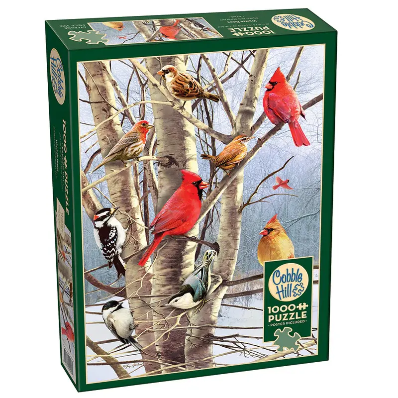 1000 Piece Winter Birds