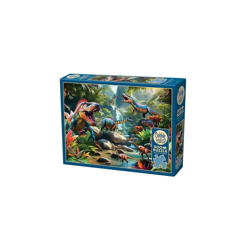 500pc Puzzle Cobble Hill Prehistoric Beasts