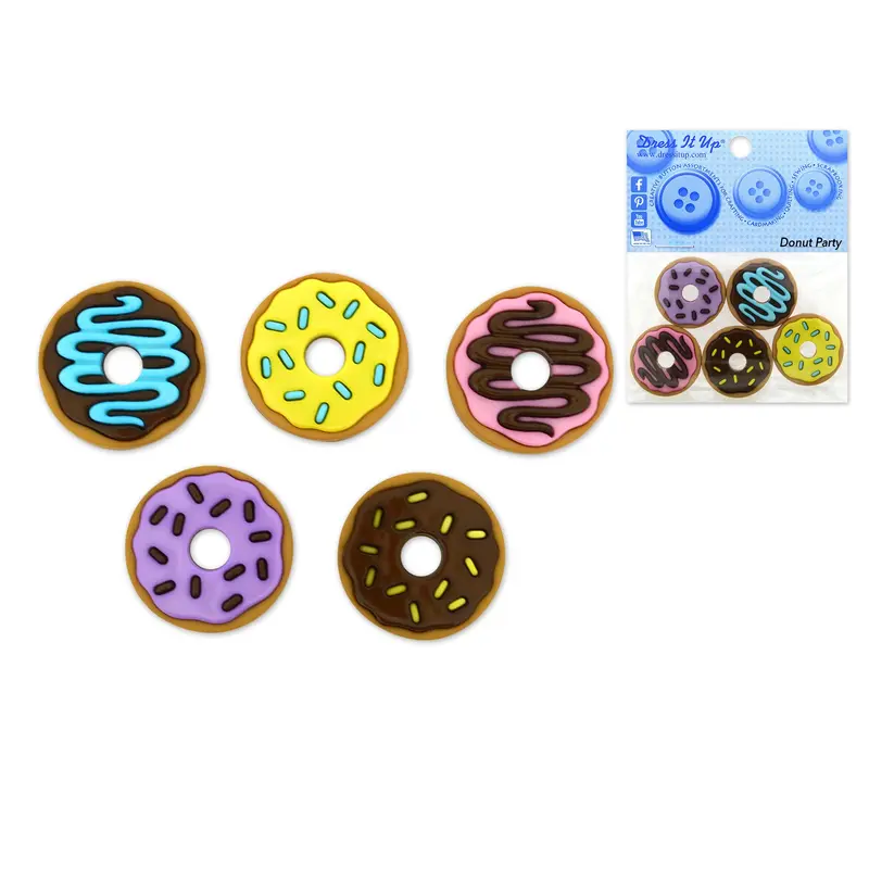 Dress-it-up Bits: Craft/ Scrapbook Button Embellishments