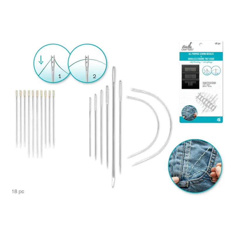 Needlecrafters: All-Purpose Sewing Needles 18ct