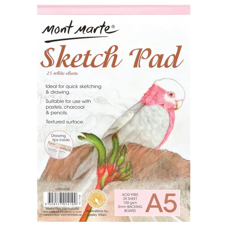 MONT MARTE Sketch Pad 150gsm - 25 Sheets - A5