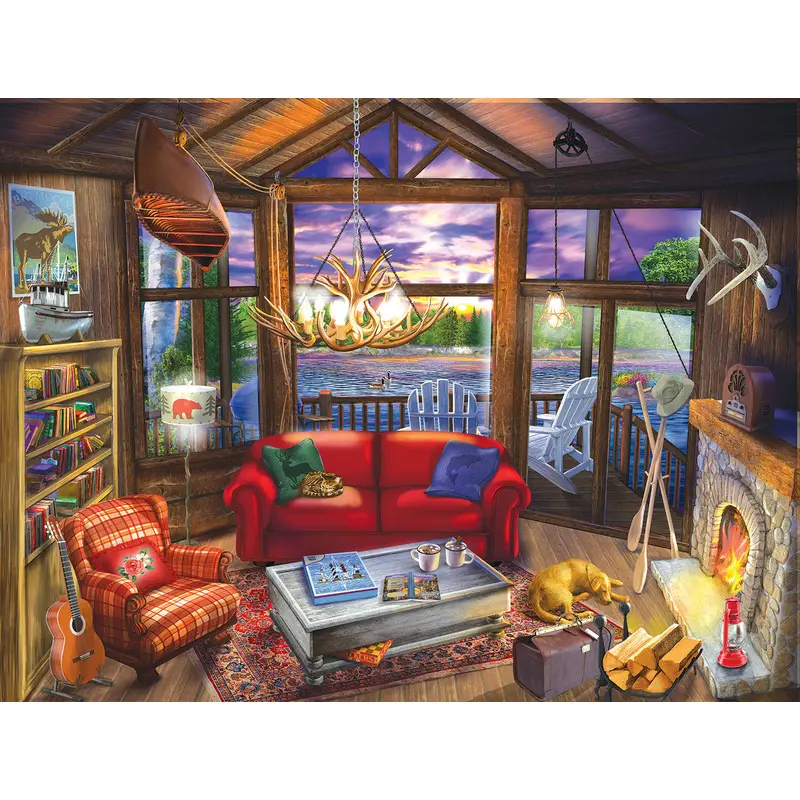 Evening at the Cabin - 300pc Large Format