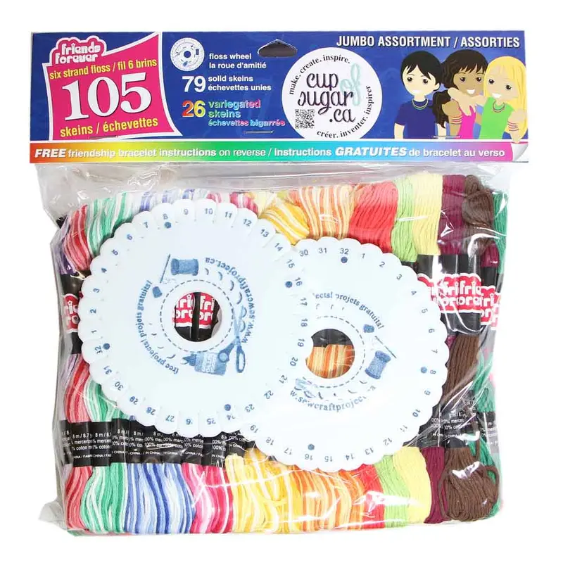 FRIENDS FOREVER Floss Value Pack - 26 Variegated & 79 Solid Skeins
