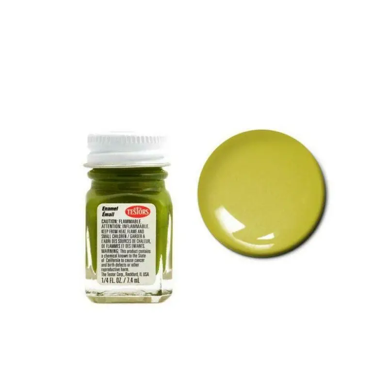 Testors 1539 Enamel Gold Metal Flake 1/4 oz