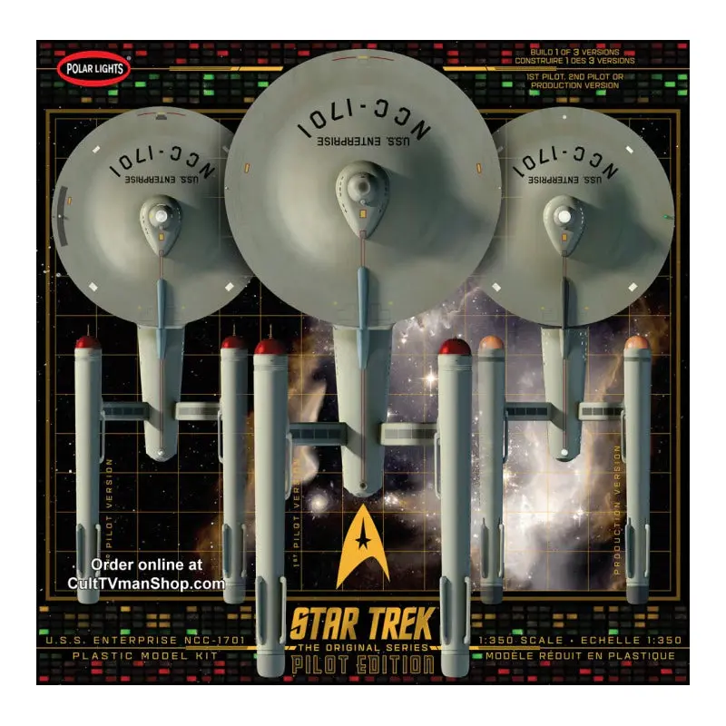 Polar Lights Star Trek TOS U.S.S. Enterprise w/Pilot Edition