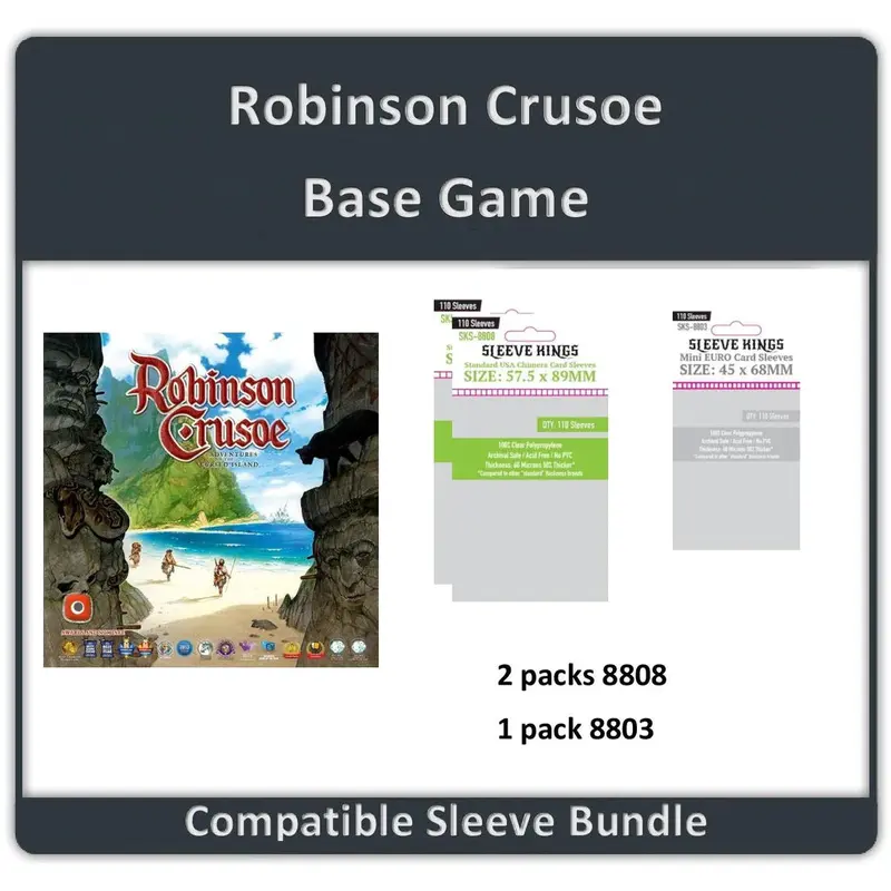 "Robinson Crusoe Compatible" Sleeves Bundle