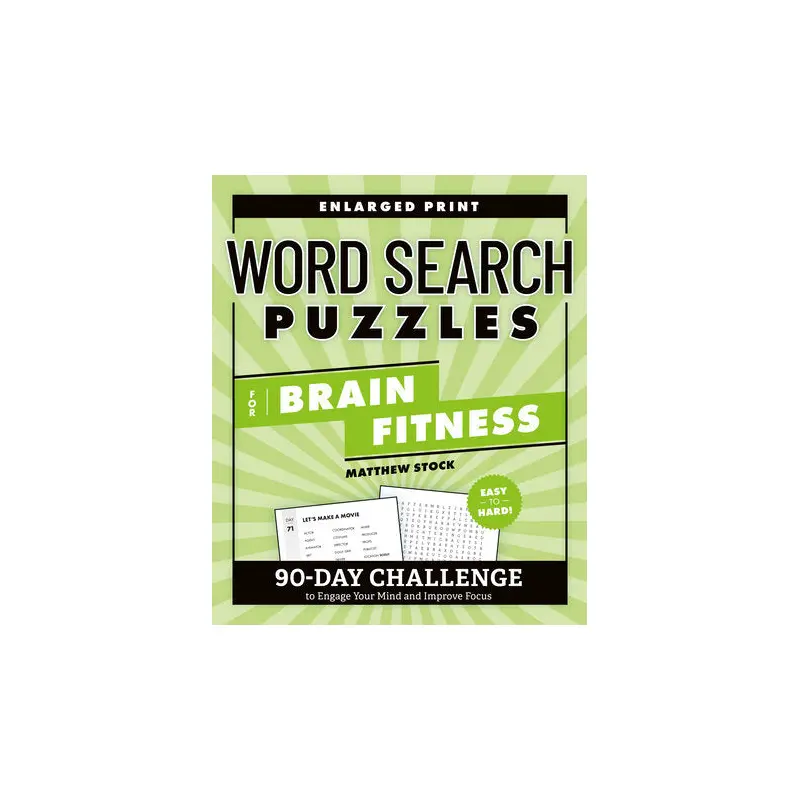 Word Search Puzzles for Brain Fitness