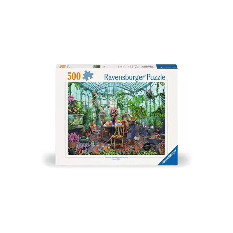Jigsaw Puzzle Greenhouse Mornings - 500 Pieces