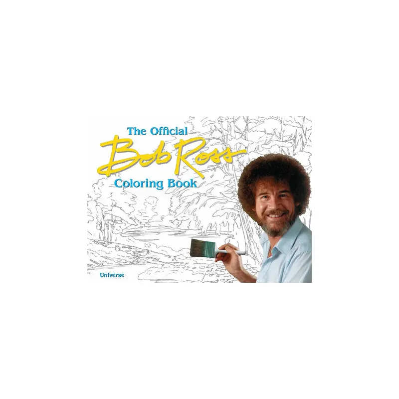 The Bob Ross Coloring Book