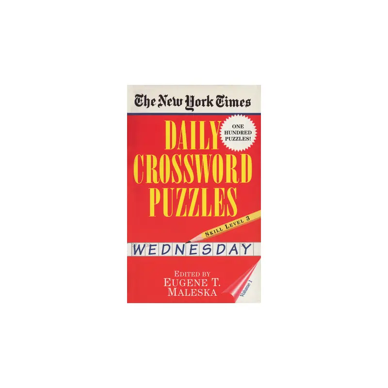 New York Times Daily Crossword Puzzles (Wednesday), Volume I