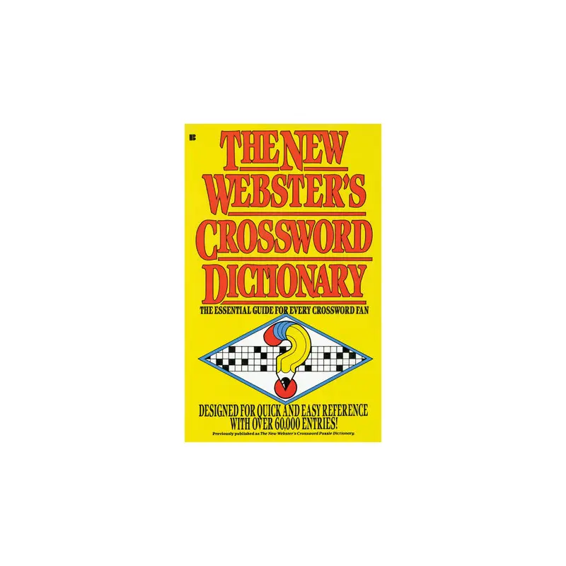 The New Webster's Crossword Dictionary