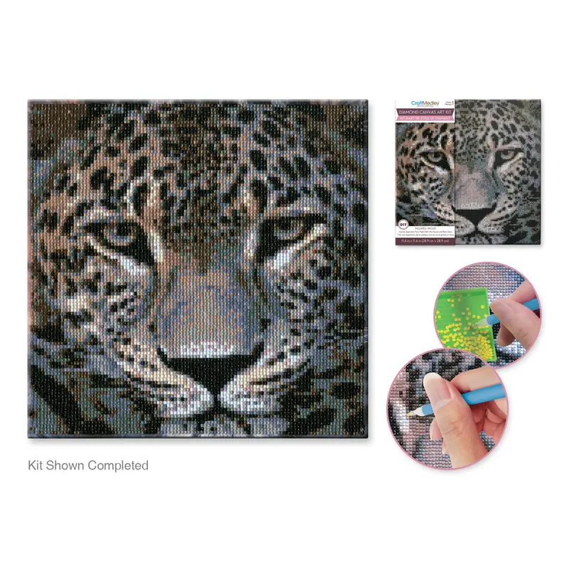 Stretch Artist Diamond Painting Canvas Kit: 11.4"x11.4" Primed Back-Stapled