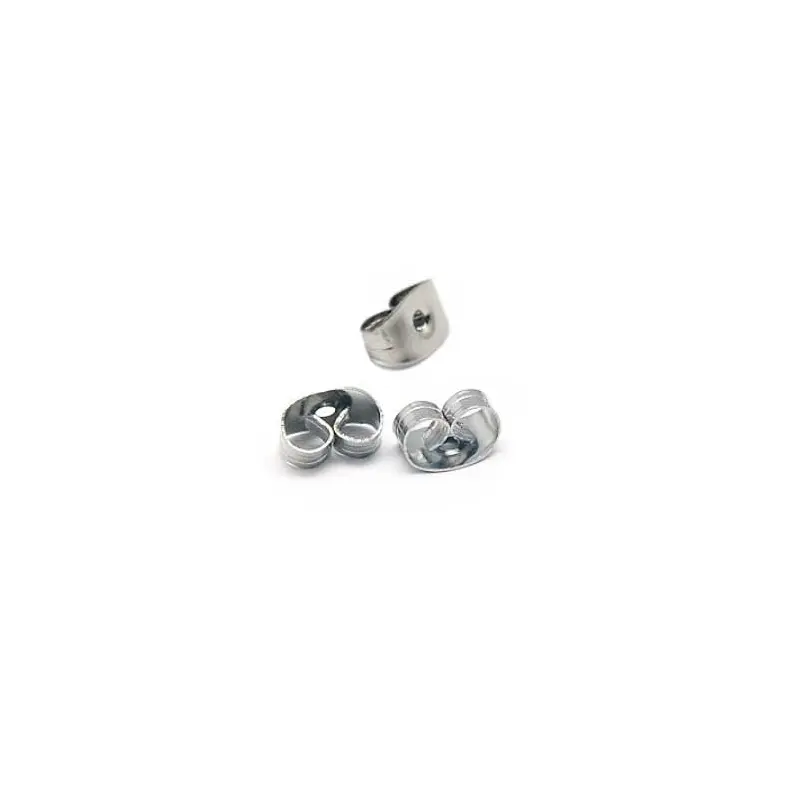 Earring Nuts - Silver 5mm