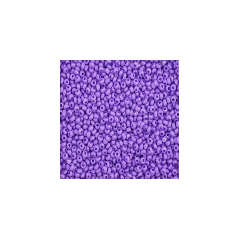 CZECH SEED BEAD APX 22G VIAL 10/0 OPAQUE DYED VIOLET