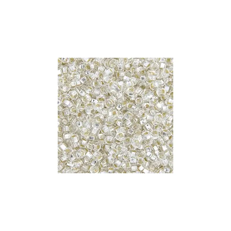 CZECH SEED BEAD APX 22G VIAL 10/0 S/L CRYSTAL