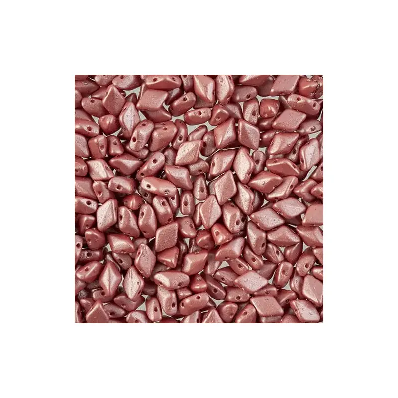 MATUBO CZECH GEMDUO 2-HOLE APX. 13G VIAL PEARL SHINE AUTUMN LEAF