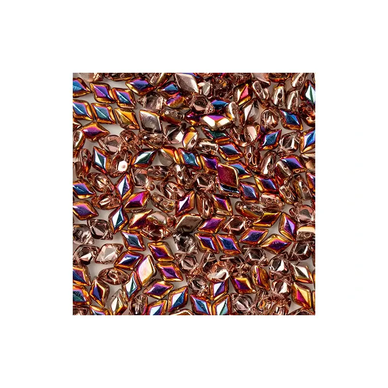 MATUBO CZECH GEMDUO 2-HOLE APX. 13G VIAL ROSALINE/ SLIPERIT