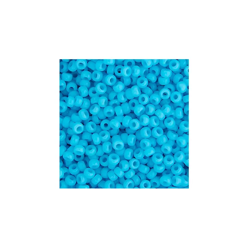 MIYUKI SEED BEAD 15/0 APX.22G LT. BLUE OPAQUE