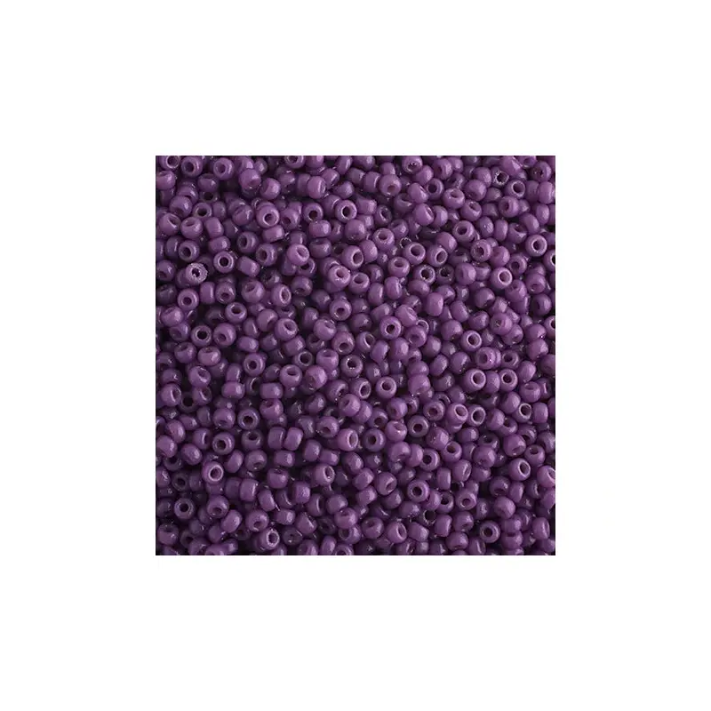 MIYUKI SEED BEAD 15/0 APX.22G DARK ORCHID OPAQUE DURACOAT