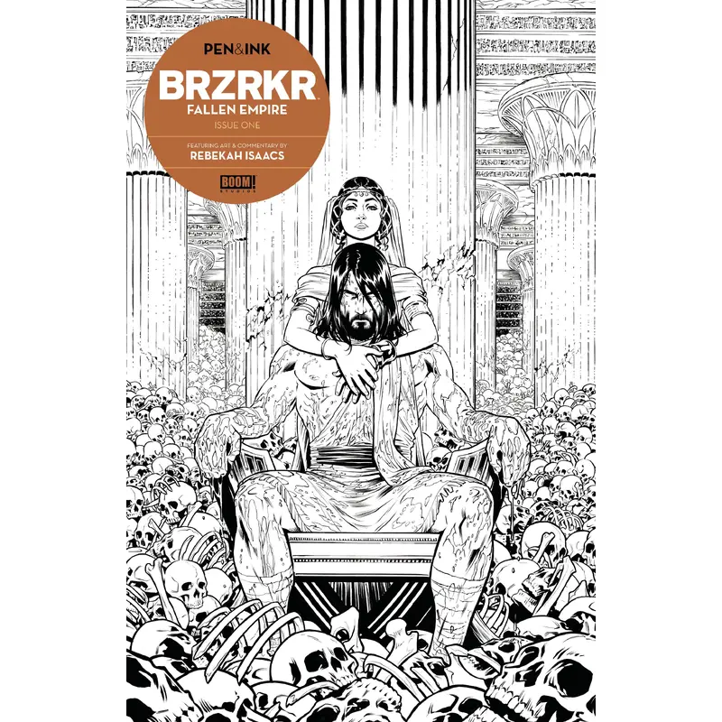 BRZRKR FALLEN EMPIRE PEN & INK #1 CVR A ISAACS