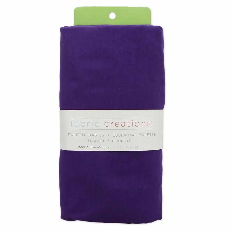 FABRIC CREATIONS Flannel Solids Fabric - Lavender - 1.8 x 1m (2yds x 42in) (Copy)