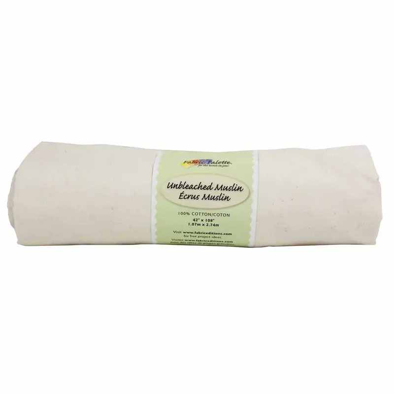 FABRIC CREATIONS Muslin Fabric - Unbleached - 2.75 x 1m (3yds x 42in)