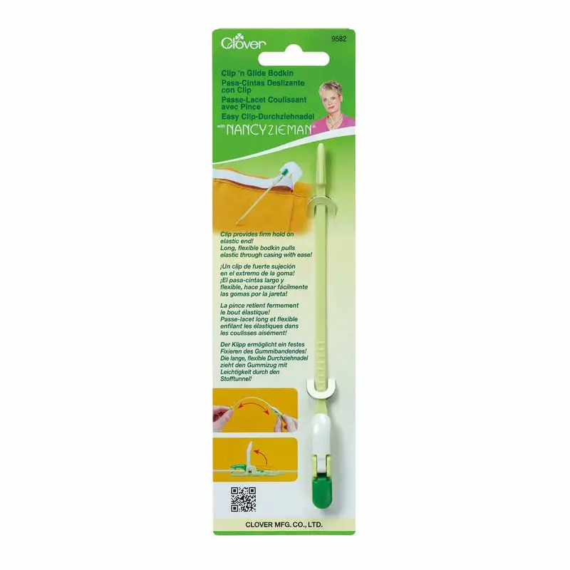 CLOVER 9582 - Clip 'n Glide Bodkin