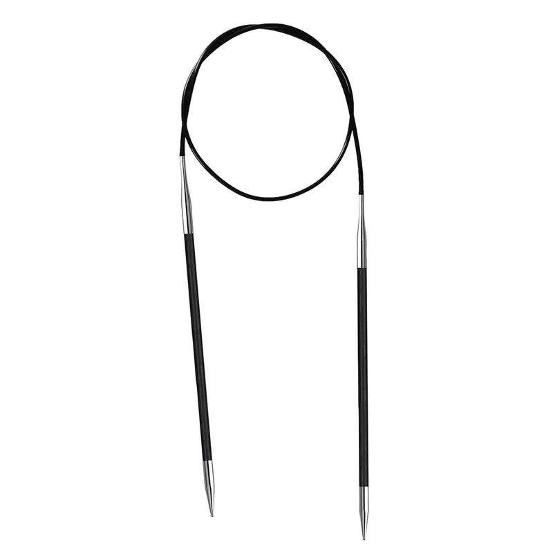 KNITTER'S PRIDE Karbonz 40cm (16) Fixed Circular Knitting Needle - 4mm (US 6)