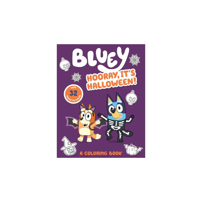 Bluey: Hooray, It's Halloween!: A Coloring Book