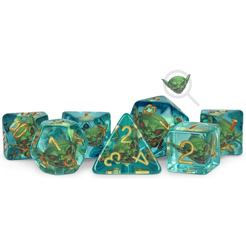 PATHFINDER 7 DICE SET GOBLIN INCLUSION