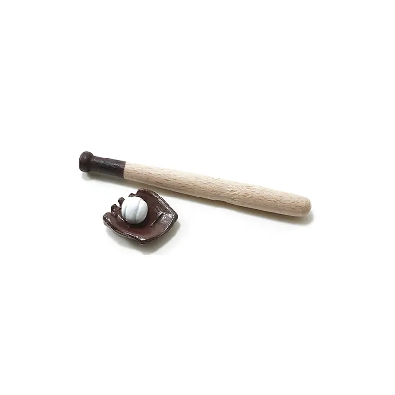 Miniature - Baseball Bat, Ball & Glove