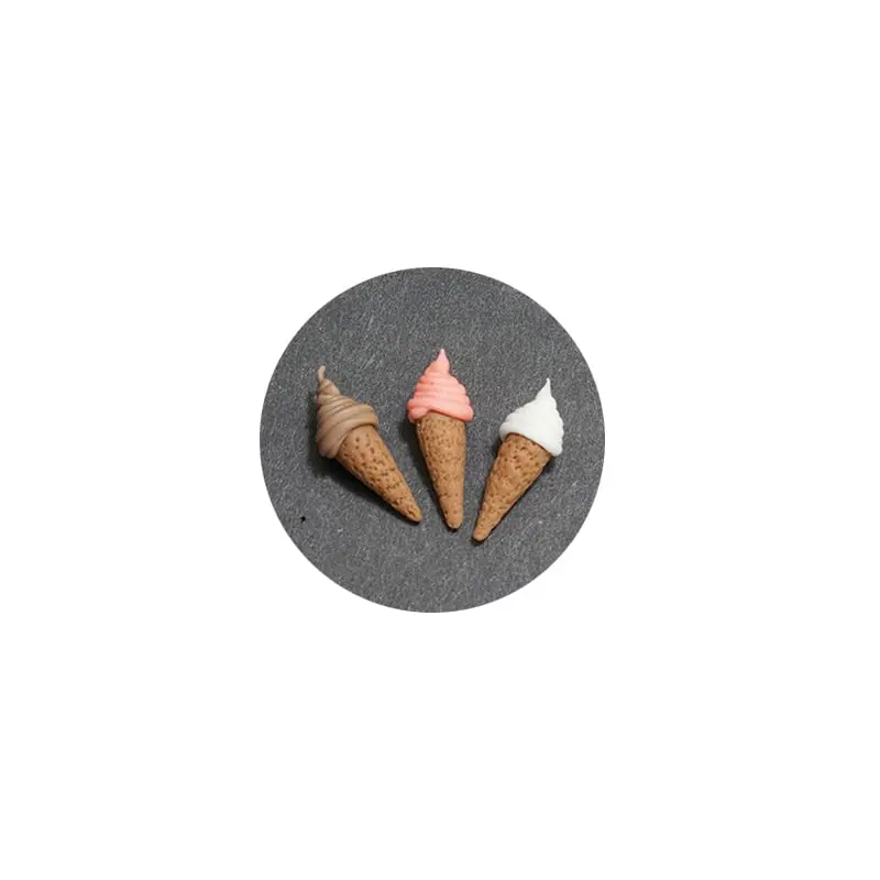 Miniature - Ice Cream Cones (3pc)