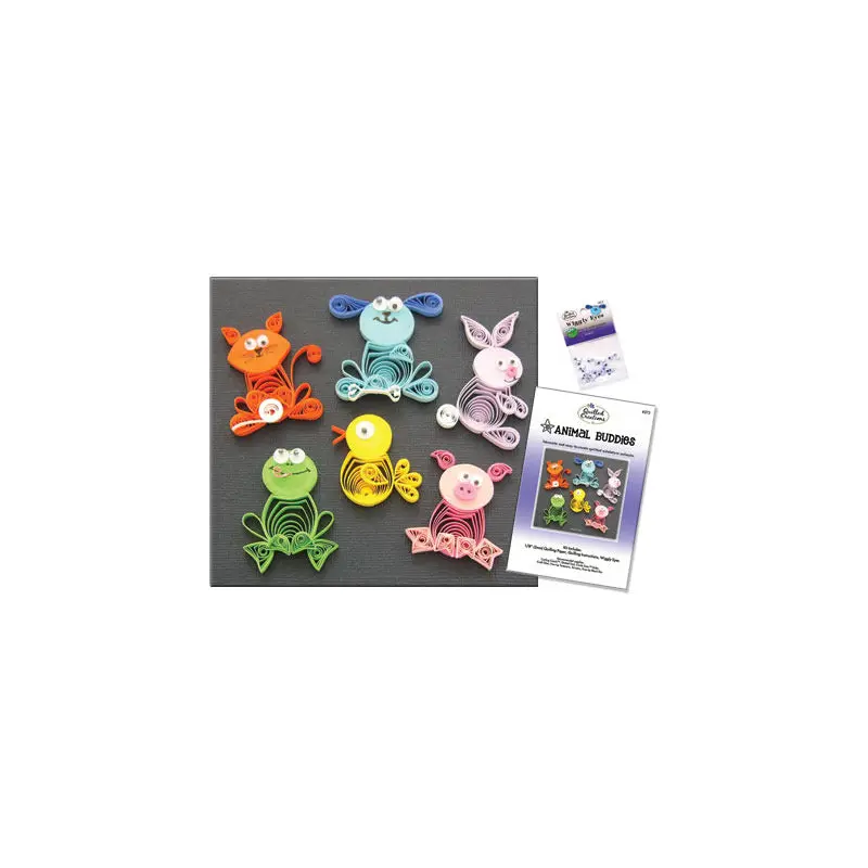 Quilling Kit, Animal Buddies