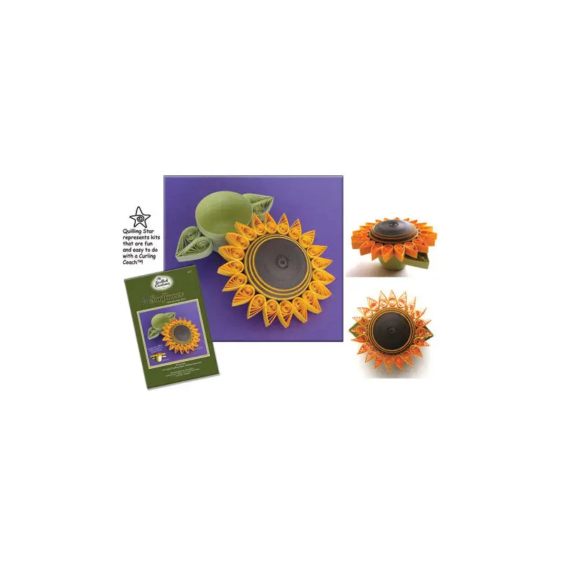 Quilling Kit, Sunflower Treasure Box