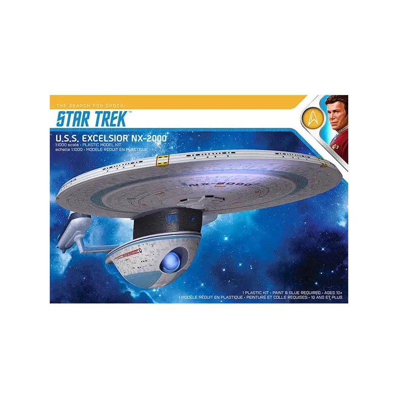 AMT Star Trek USS Excelsior NX-2000 1/1000 Scale 1257