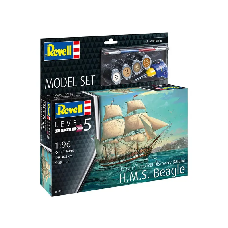 Revell 65458 Model Set HMS Beagle 1:96 Model Kit