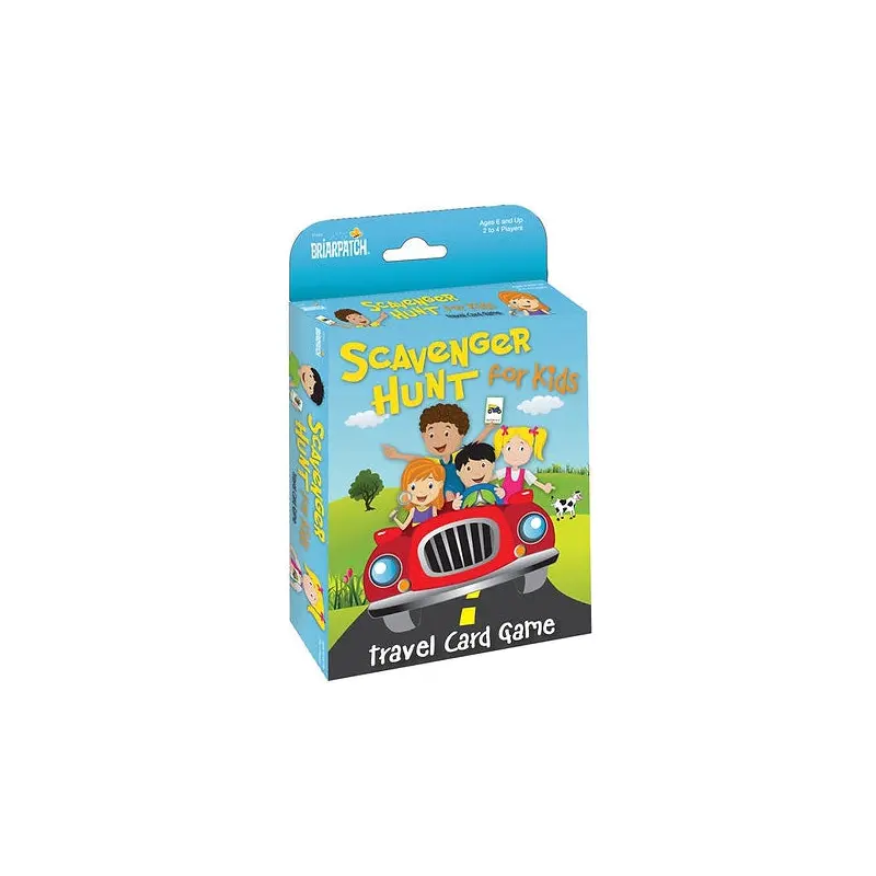 Scavenger Hunt for Kids Travel Card Game
