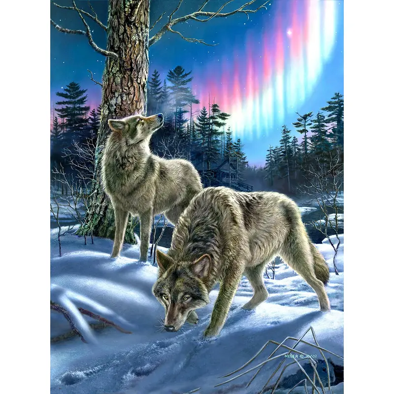 Wolves and Lights 1000