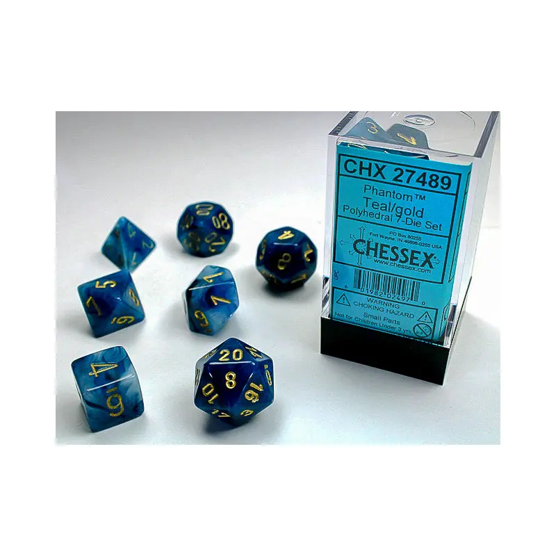 PHANTOM 7-DIE SET TEAL/GOLD