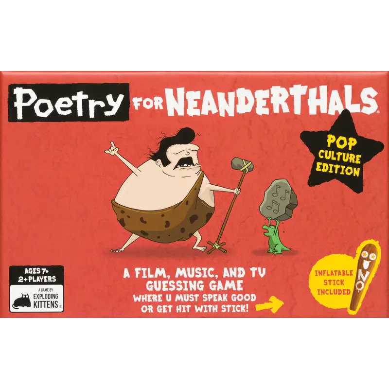 POETRY FOR NEANDERTHALS: POP CULTURE EDITION